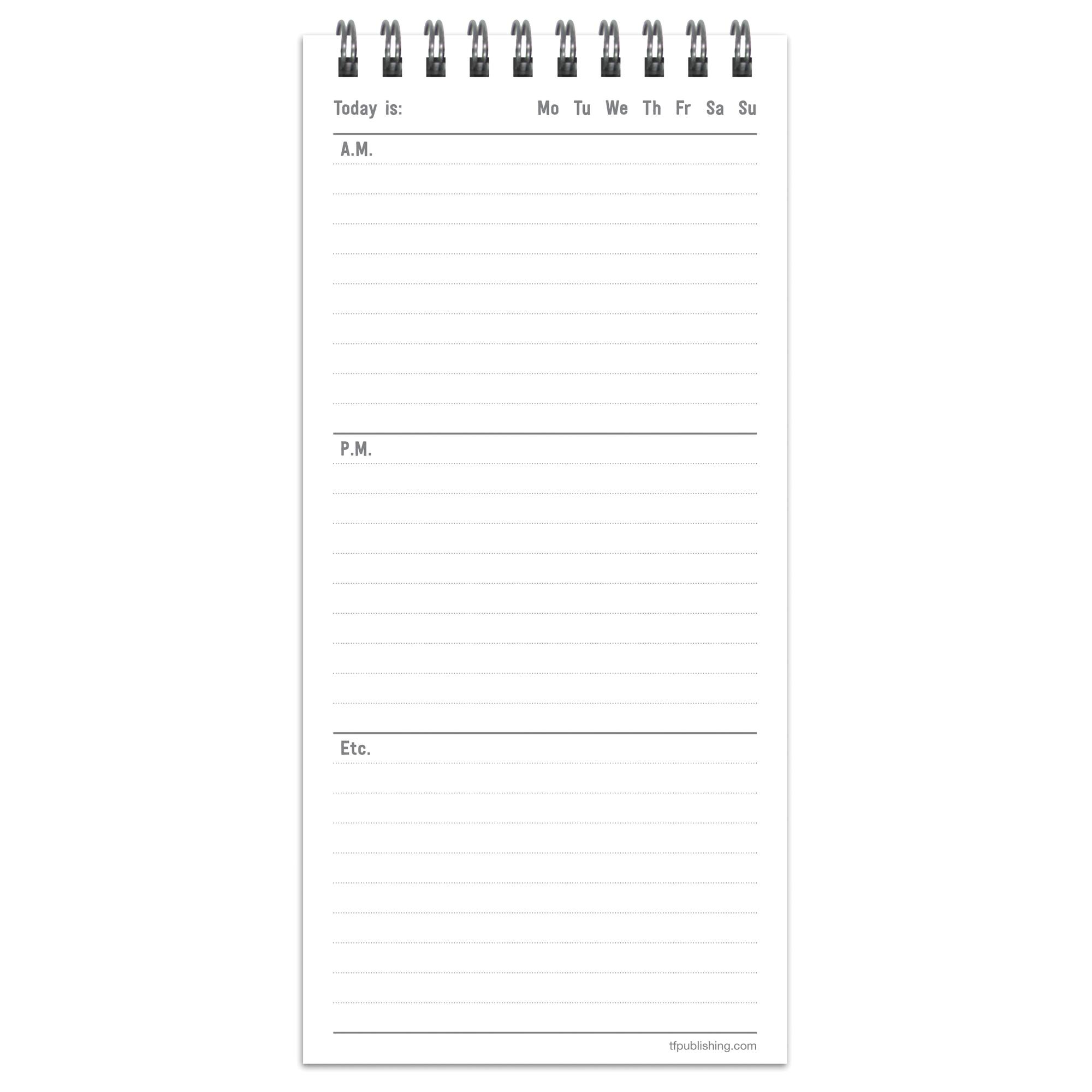 TF Publishing Joy Daily Agenda Planner Pad